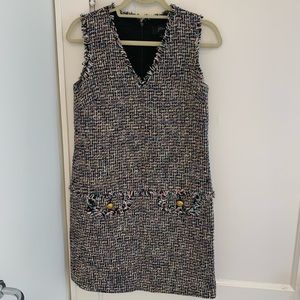 SUPER FUN J Crew Tweed Dress, Sz 2